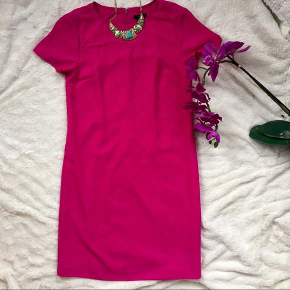 Ann Taylor Dresses & Skirts - ANN TAYLOR HOT PINK SHIFT DRESS!
